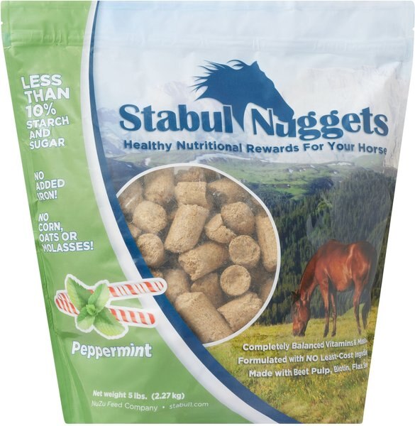 Stabul Nuggets Molasses-Free Peppermint Horse Treats, 5-lb bag slide 1 of 2