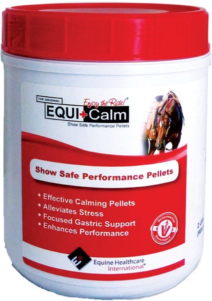 Equine Healthcare International Equi+Calm Molasses Flavor Pellets Horse Supplement, 2-lb tub slide 1 of 2