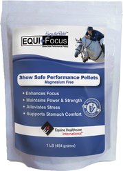 Equine Healthcare International Equi+Focus Hay Flavor Pellets Horse Supplement, 1-lb bag