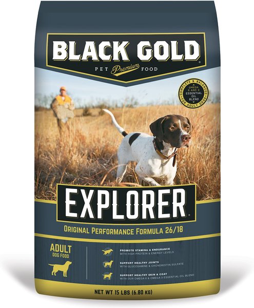 Black Gold Explorer Original Performance 26/18 Dry Dog Food, 15-lb bag slide 1 of 8