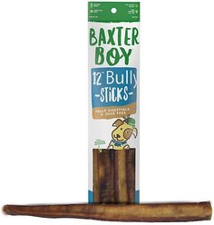 Baxter Boy Thick 12" Bully Sticks Dog Treats, 3 count slide 1 of 2