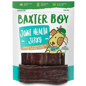 Baxter Boy Premium Beef Gullet Jerky 6" Dog Treats, 25 count