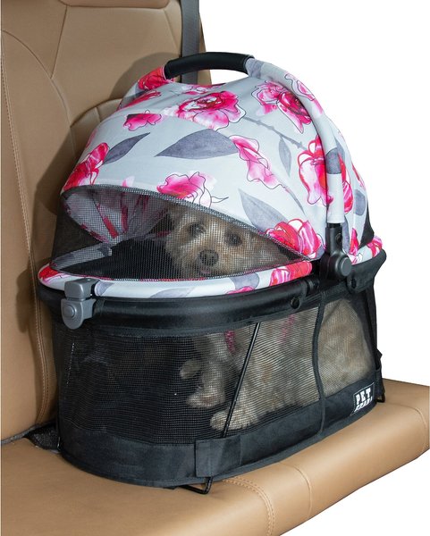 Pet Gear VIEW 360 Dog & Cat Carrier Bag, Floral slide 1 of 7