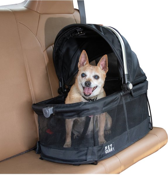 Pet Gear VIEW 360 Dog & Cat Carrier Bag, Black slide 1 of 7