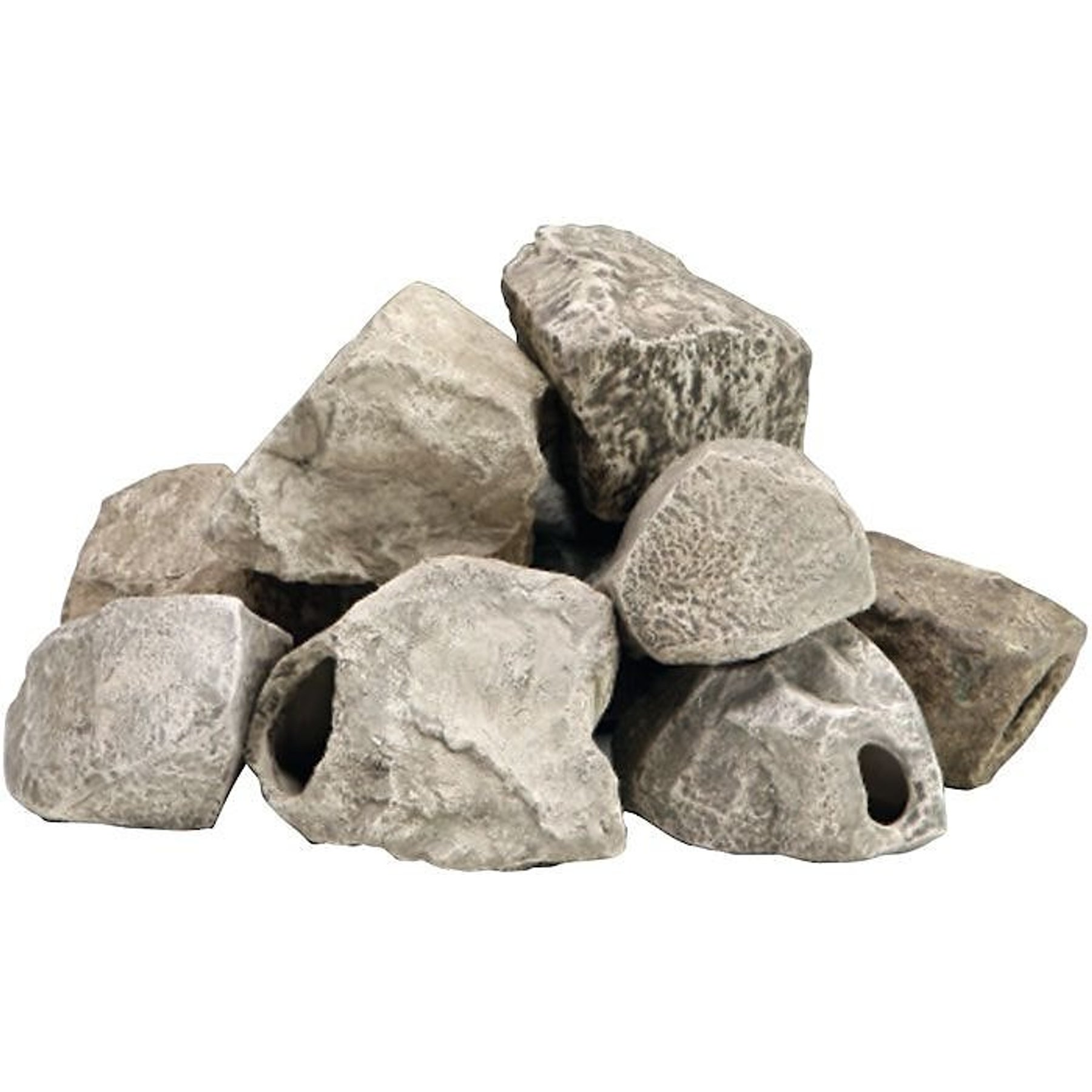 Underwater Galleries Assorted Cichlid Aquarium Stones, 8 count
