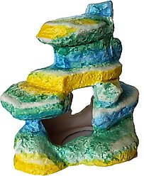 Underwater Galleries Glow-In-The-Dark! Rainbow Aquarium Rock