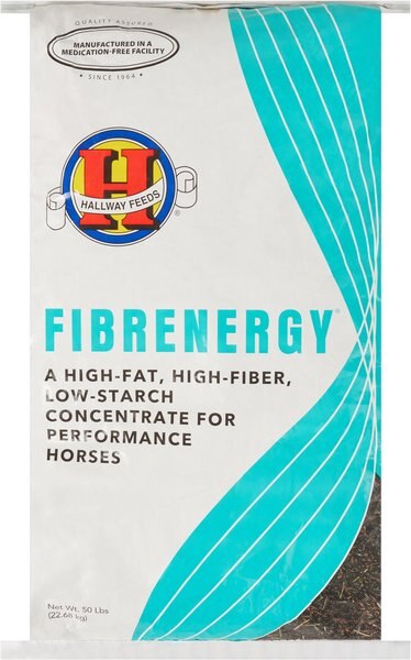 Hallway Feeds Fibrenergy High Fat, Low Starch Horse Feed, 50-lb bag slide 1 of 2