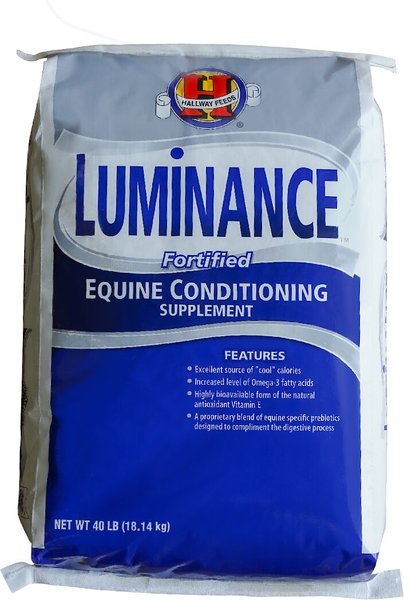 Hallway Feeds Luminance Fortified Equine Conditioning High Fat Horse Feed, 40-lb bag slide 1 of 6