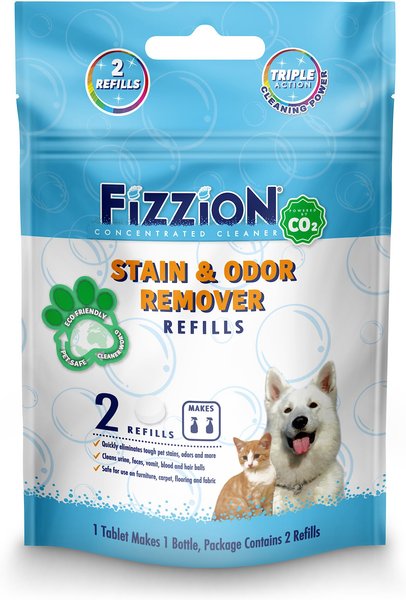 Fizzion Pet Stain & Odor Remover Refill Pouch, 2 pack slide 1 of 3