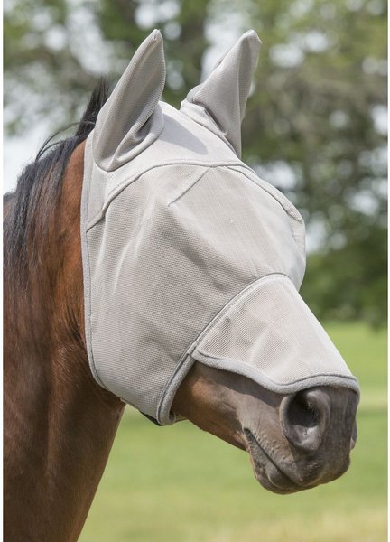 Weaver Leather Nose & Ear Cover Horse Mask, Gray, Large slide 1 of 2