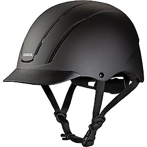 Troxel Spirit Riding Helmet, Black, Small