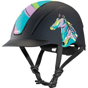 Troxel Spirit Riding Helmet, Pop Art Pony, Medium