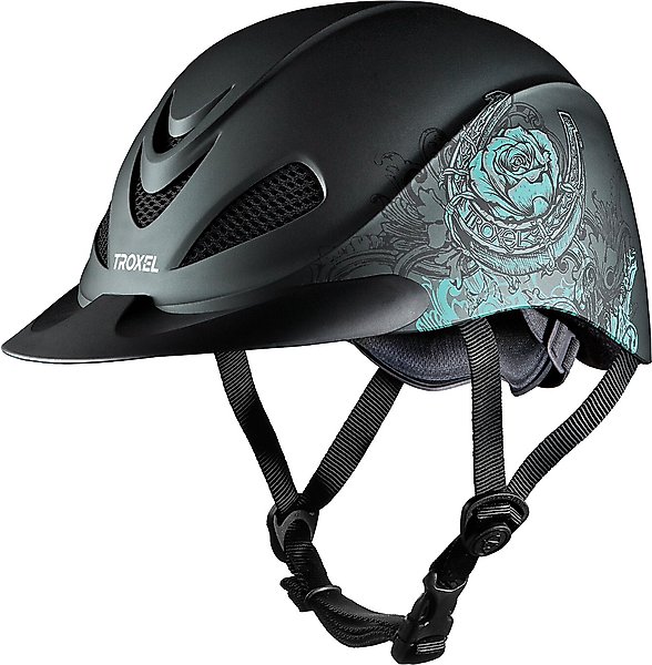 Troxel Rebel Riding Helmet, Turquoise, Large slide 1 of 3