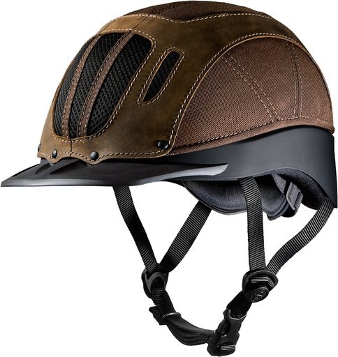 Troxel Sierra Riding Helmet, Brown, X-Large