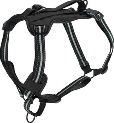 PetSafe Walk Along Nylon Reflective Back Clip Dog Harness, Black, Small: 19 to 25-in chest