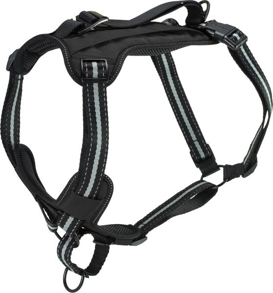 PetSafe Walk Along Nylon Reflective Back Clip Dog Harness, Black, Medium: 24 to 34-in chest slide 1 of 10