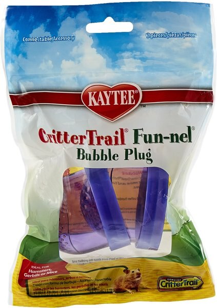 Kaytee CritterTrail Fun-nel Bubble Plug Small Pet Accessory, Assorted Colors slide 1 of 3