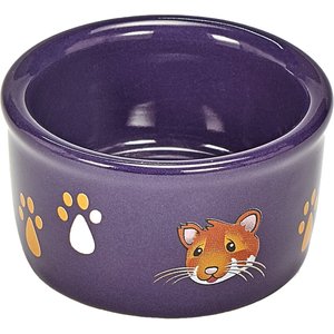 Kaytee Paw Print Hamster Food Bowl, Color Varies
