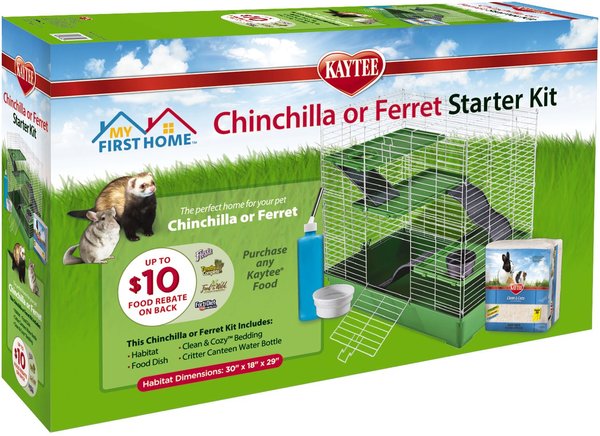 KAYTEE Complete Chinchilla Kit Chinchilla Habitat - Chewy.com