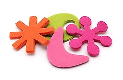 Hauspanther Atomic Flyers Catnip Chaser Cat Toy, 4 count, Zest slide 1 of 3