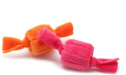 Hauspanther Taffy Rolls Chaser Cat Toy, 2 count, Zest