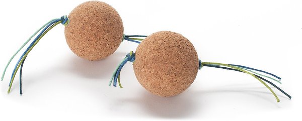 Hauspanther Cork Bombs Cork Chaser Cat Toy, 2 count, Ocean slide 1 of 3