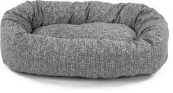 Majestic Pet Palette Heathered Bagel Bolster Dog Bed, Light Black, Small slide 2 of 5