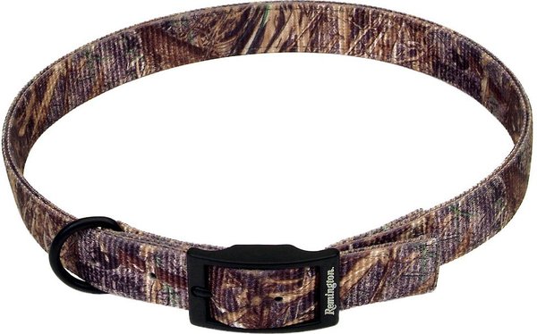 Remington Double-Ply Patterned Hound Reflective Dog Collar, Mossy Oak Duck Blind, 16 to 20-in neck, 1-in wide slide 1 of 3