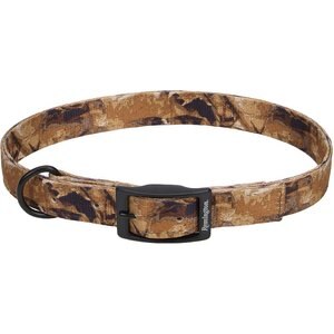 Remington Double-Ply Patterned Hound Reflective Dog Collar, Fallen Leaves, 20 to 24-in neck, 1-in wide