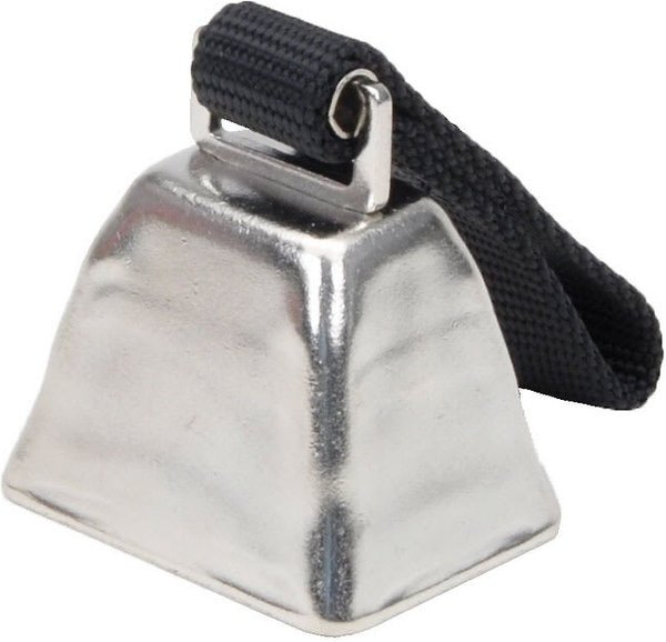 Discontinued - REMINGTON Nickel Dog Cow Bell, Black, Large - Chewy.com