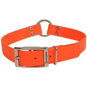 Remington Waterproof Hound Polyester Center Ring Dog Collar, Orange, 16 to 20-in neck, 1-in wide