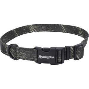Remington Patterned Polyester Dog Collar, Grassy Field, 18 to 26-in neck, 1-in wide