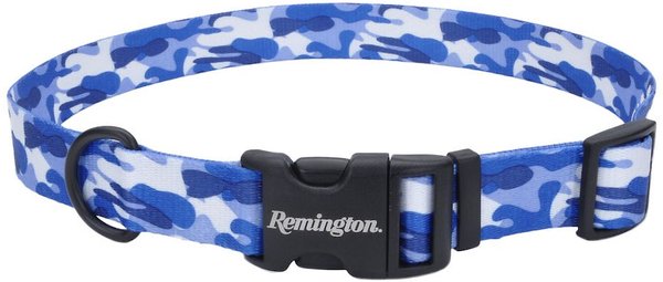 Remington Patterned Polyester Dog Collar, Remington Camo Blue, 18 to 26-in neck, 1-in wide slide 1 of 3