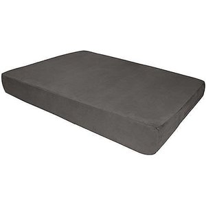 Big Barker 7" Sleek Orthopedic Pillow Dog Bed w/Removable Cover, Charcoal Gray, Large