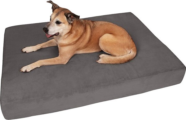 Big Barker 7" Sleek Orthopedic Pillow Dog Bed with Removable Cover, Charcoal Gray, Extra Large slide 1 of 6