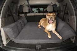 Big Barker Backseat Barker Orthopedic Pillow Dog Bed, Charcoal Gray, Extra Large