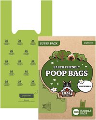 Pogi's Pet Supplies Unscented Easy-Tie Handle Dog Poop Bags, 300 count