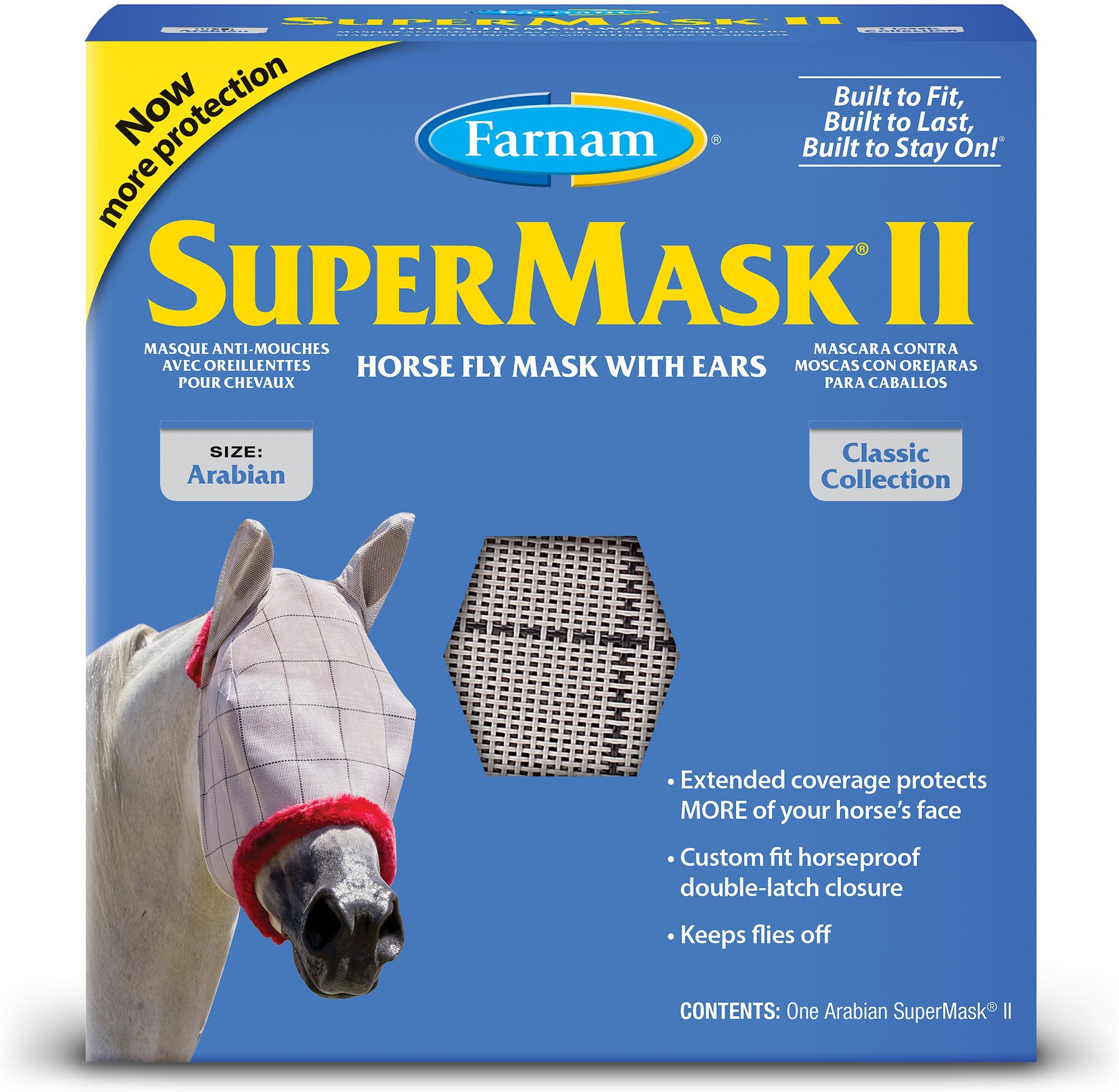 Comfort Padded All sizes FREE DELIVERY Fly Mask Standard with Ears 