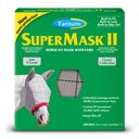 Farnam SuperMask II Horse Fly Mask with Covered Ears, White, X-Large