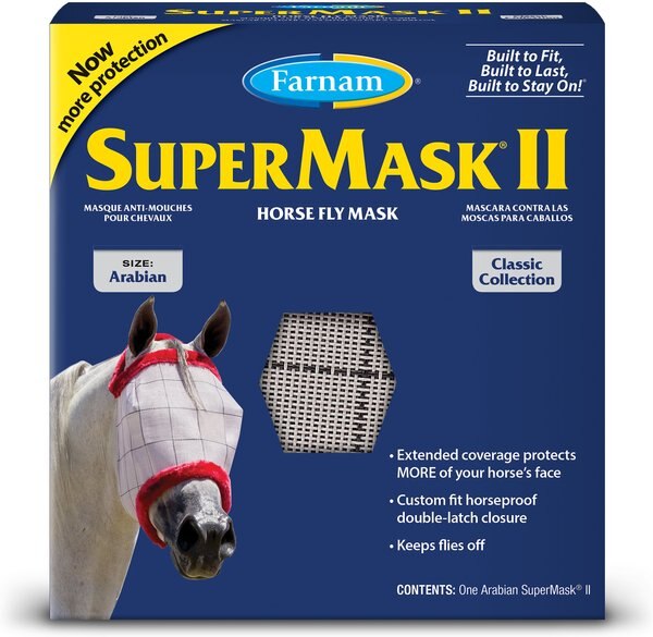 Farnam SuperMask II Horse Fly Mask Classic Collection, Arabian slide 1 of 10