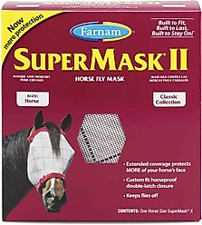 Farnam SuperMask II Horse Fly Mask Classic Collection, Horse