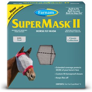Farnam SuperMask II Horse Fly Mask Classic Collection, Foal