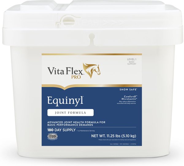 Vita Flex Pro Equinyl Combo Joint Formula Powder Horse Supplement, 11.25-lb bucket slide 1 of 4