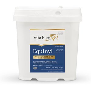 Vita Flex Pro Equinyl Glucosamine & Hyaluronic Acid Joint Formula Powder Horse Supplement, 3.75-lb bucket