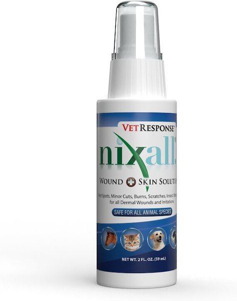 Nixall VetResponse Wound & Skin Solution for Dogs, Cats & Horses, 2-oz bottle slide 1 of 1