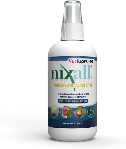 Nixall VetResponse Poultry & Avian Care Bird Spray, 8-oz bottle slide 1 of 1