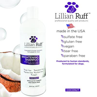 Show full view: Lillian Ruff Brightening Dog & Cat Shampoo, 16-oz bottle slide 2 of 4