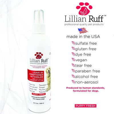 Show full view: Lillian Ruff Leave-In Dog & Cat Conditioner, 8-oz bottle slide 3 of 4
