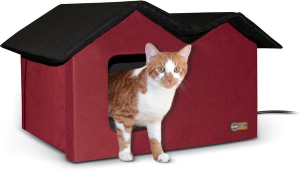 K&h outdoor cat house best sale