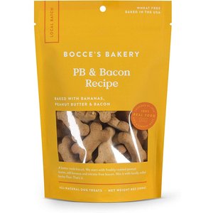 Bocce's Bakery Local Batch PB & Bacon Recipe Dog Treats, 8-oz bag